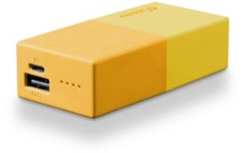 CELLULARLINE PowerBank slim 5000 mAh Cellular Line Free Smart giallo